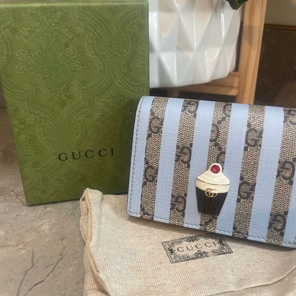 Gucci GG Monogram Limited Edition Canvas Ice Cream Sundae - Picture 1 of 11